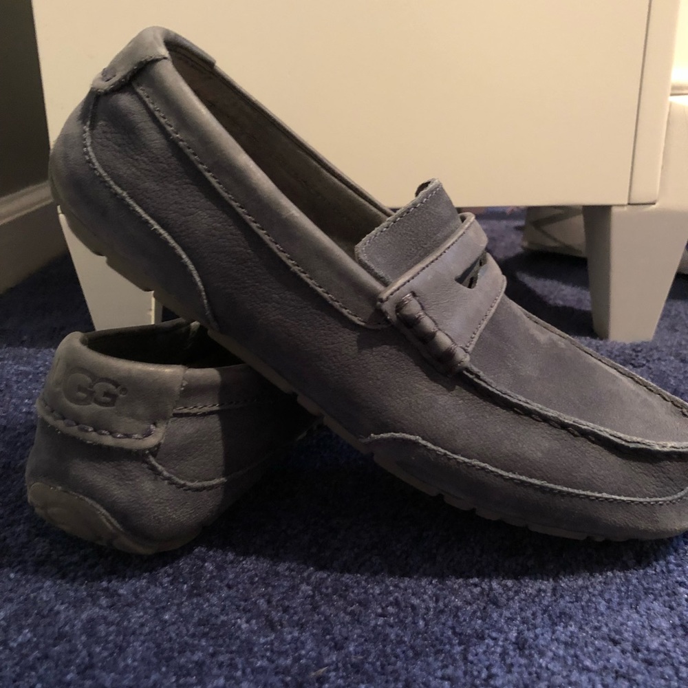 Navy Ugg Loafers